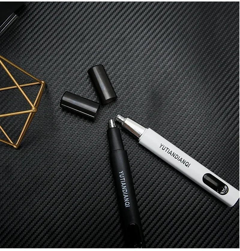 2 In 1 Electric Portable Ear And Nose Hair Trimmer Clipper 2024 Professional Painless Portable Eyebrow For Men Beauty World Shop