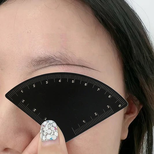 Eyebrow Ruler Microblading Mapping Tool Shaping Permanent Makeup Drawing Guide Ruler Tattoo Aluminum Alloy Fast Drawing Eyebrow Beauty World Shop