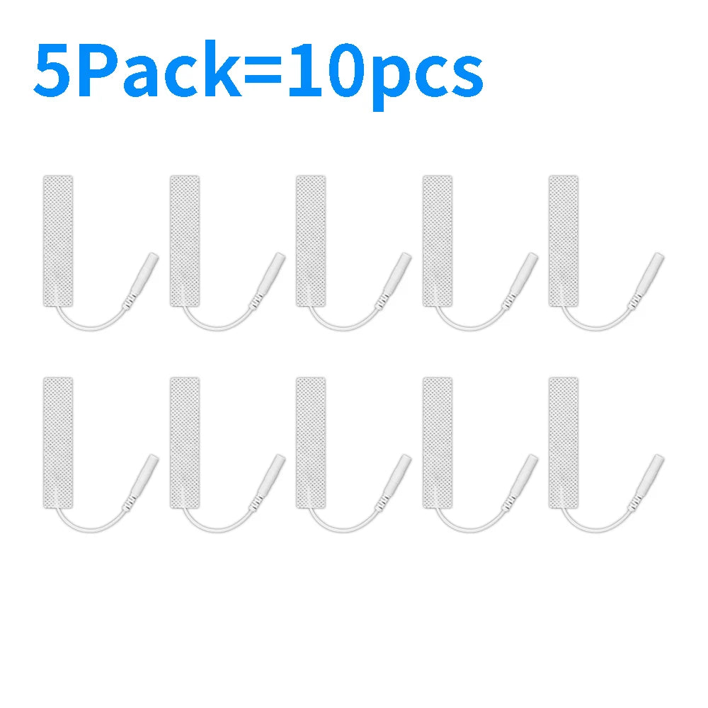 Tens Electrode Pads Reusable Electrodes Pads Replacement  EMS Muscle Stimulator Body Massager TENS Device  Accessories 7x1.5cm Beauty World Shop
