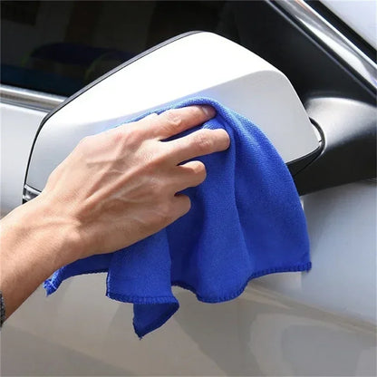 10Pcs Microfiber Towels Car Wash Drying Cloth Towel Household Cleaning Cloths Auto Detailing Polishing Cloth Home Clean Tools Beauty World Shop