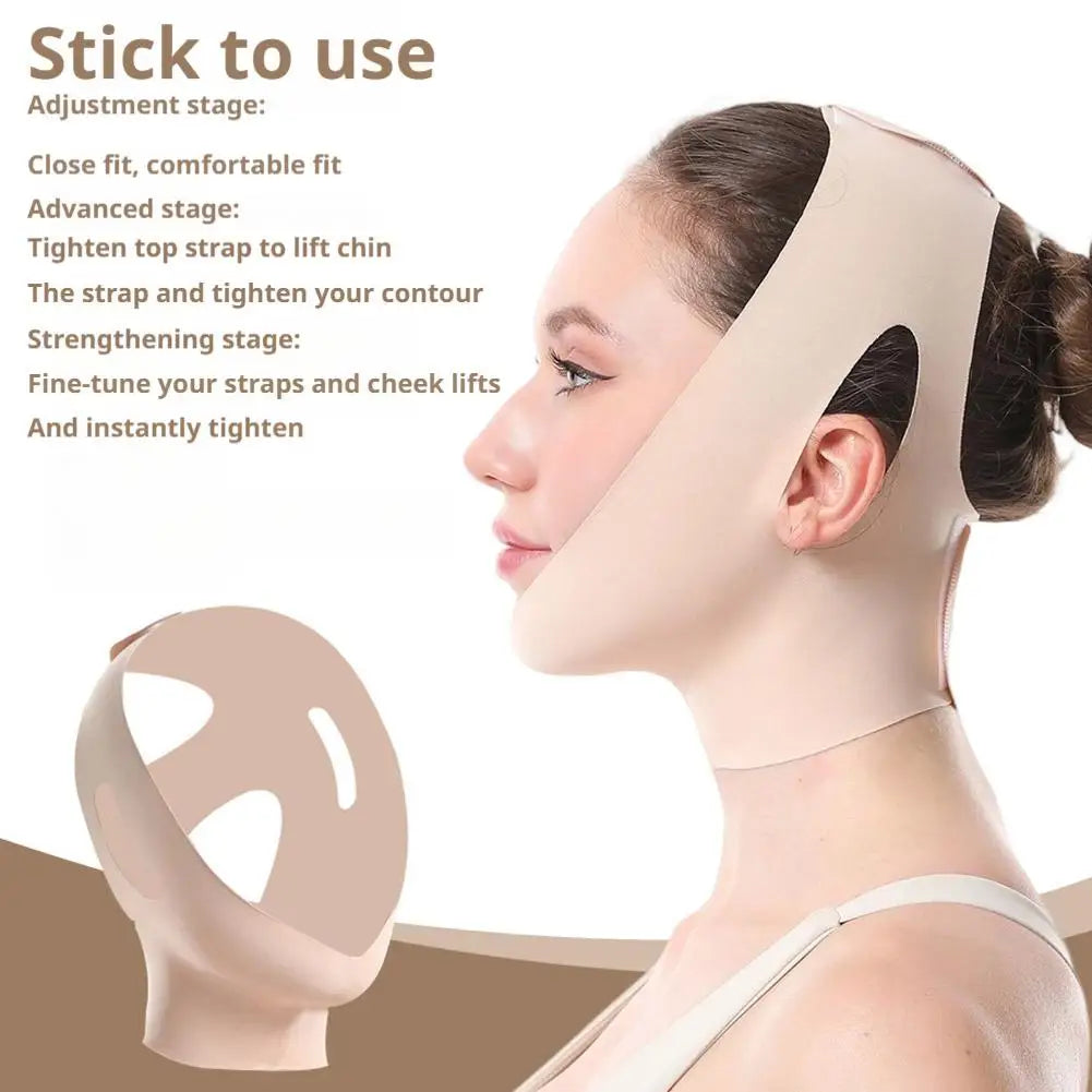 Face V Shaper Facial Slimming Bandage Relaxation Lift Up Belt Shape Lift Reduce Double Chin Face Thining Band Massage Hot Sale Beauty Trend Shop