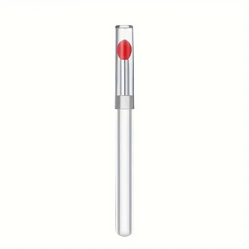 1/3/5PCS Portable Silicone Lip Brush With Cover Soft Multifunctional Lip Balm Applicator Lipstick Lipgloss Makeup Brushes Beauty World Shop