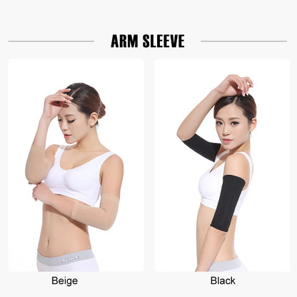 1Pair Arm sSlimming Shaper Compression Wrap Sleeve Helps Lose Arms Fat,Tone up Arm Shaping Sleeves for Women,Sports  Arm Shapers Beauty World Shop