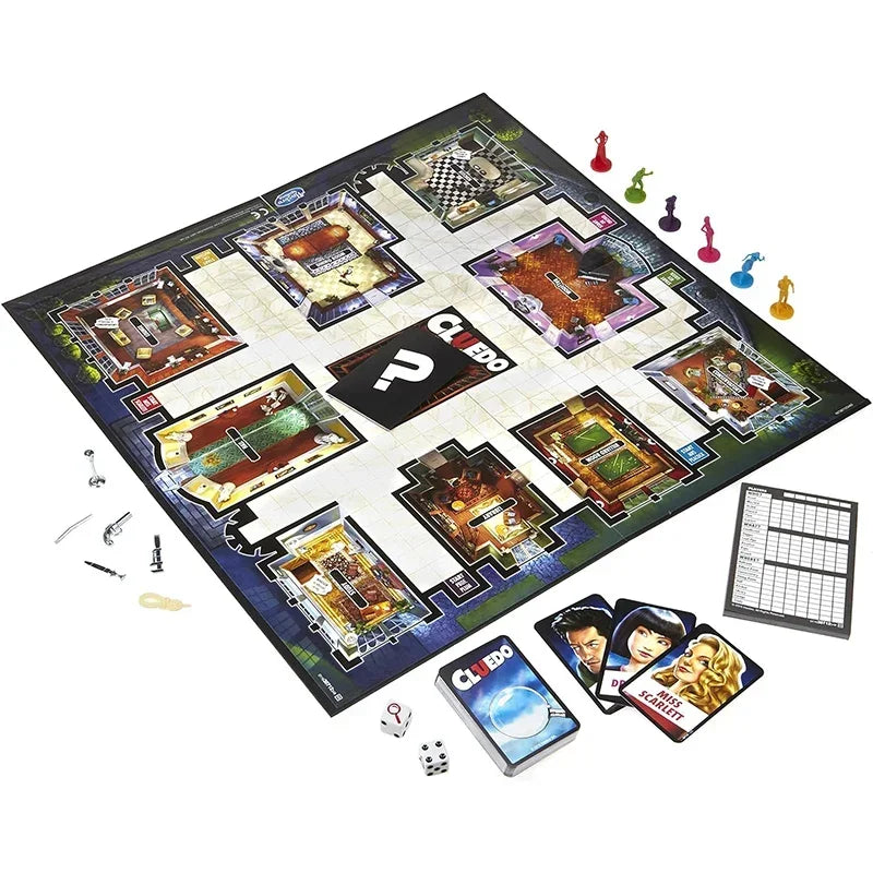 Cluedo Classic Mystery Friends Board Game with Game Board and Cards Beauty World Shop