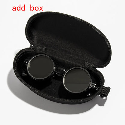 2025 Fashion New Unisex Handmade ND9 Level Sunglasses Stepless Rotating Filter Retro Polarized Sunglass Cycling Sports Glassees Beauty World Shop