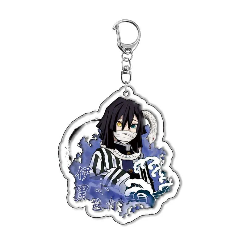 Demon Slayer doll toy Kimetsu No Yaiba Blade of Ghost Keychain Acrylic Pendant Car Key Chain Fans kids Xmas Gift Anime Jewelry Beauty World Shop