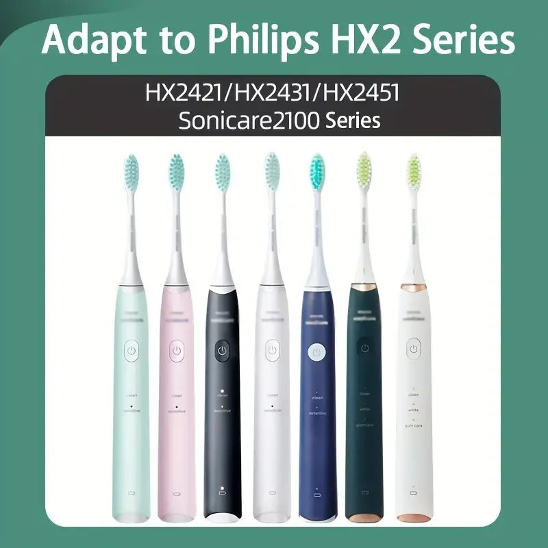 Replacement Toothbrush Head For Philips HX2033/HX2421/ HX2431/HX2451/HX2461/HX2471/HX2023 With Cover Brush Head Free Shipping Beauty World Shop