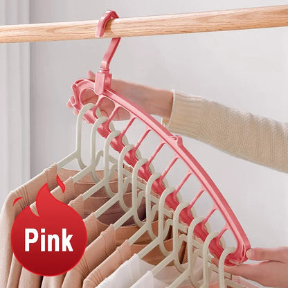 New Clothes Hanger Closet Organizer Space Saving Hanger Multi-port Clothing Rack Plastic Scarf Storage hangers for clothes Beauty World Shop