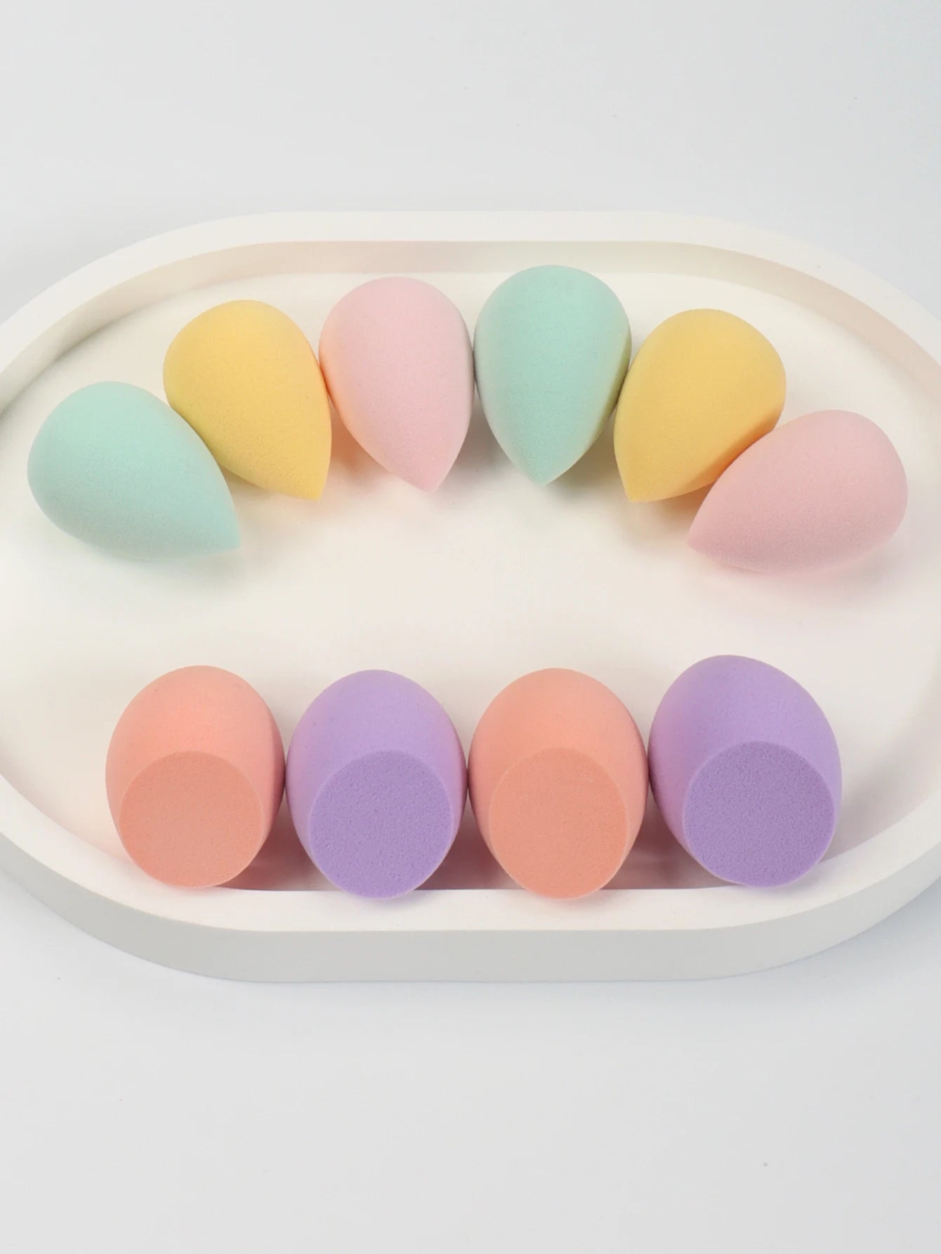 10 件 Mini Makeup Sponge Powder Puff Beauty Sponge for Makeup Concealer Liquid Foundation Face Cosmetic Puff Make up Sponge Beauty World Shop