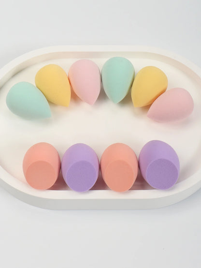 10 件 Mini Makeup Sponge Powder Puff Beauty Sponge for Makeup Concealer Liquid Foundation Face Cosmetic Puff Make up Sponge Beauty World Shop