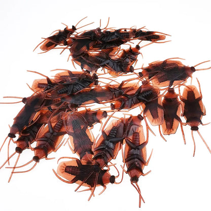 Special Lifelike Model Simulation Fake Rubber Cock Cockroach Roach Bug Roaches Toy Prank Funny Trick Joke Toys April Fools Prank Beauty World Shop