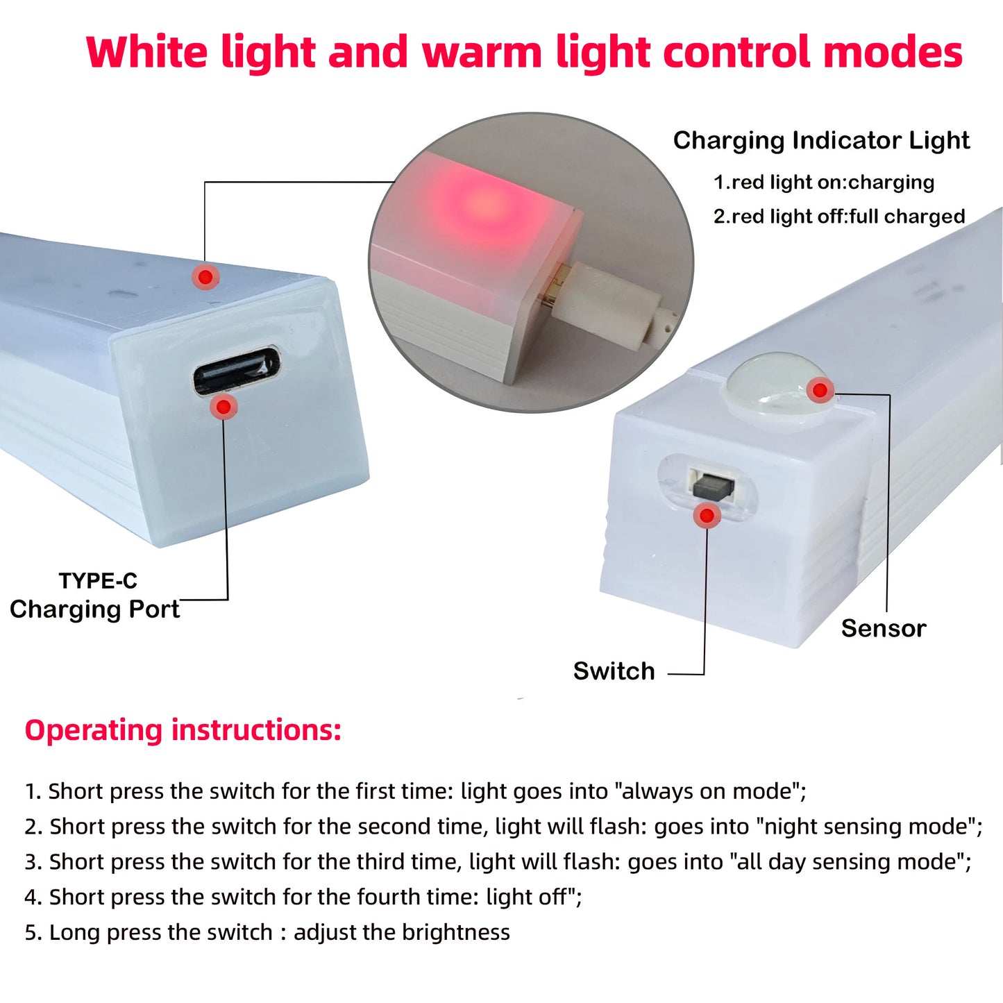 Wireless LED Night Lights Motion Sensor Lights Closet Kitchen Night Lights Bedroom Detector Light Cabinet Staircase Backlit Beauty World Shop