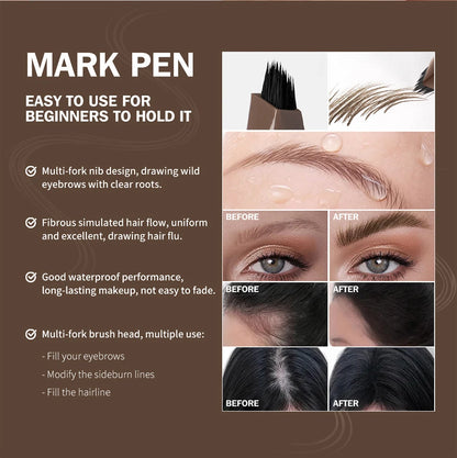 Waterproof Hairline & Root Concealer Pen – Instant Grey Coverage with Easy Blend Powder Stick for Normal Hair Beauty World Shop