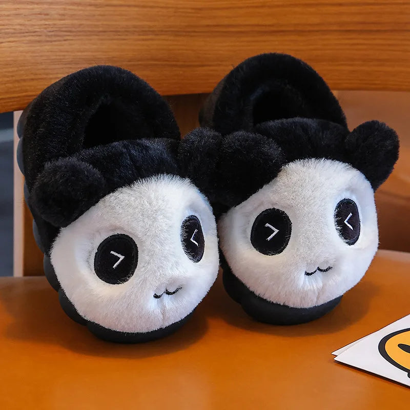 Kawaii Pikachu Figure Cotton Slippers Cover Heel Anime Peripheral Cute Cartoon Flat Autumn/Winter Plush Slippers Christmas Gifts Beauty World Shop