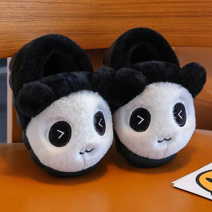 Kawaii Pikachu Figure Cotton Slippers Cover Heel Anime Peripheral Cute Cartoon Flat Autumn/Winter Plush Slippers Christmas Gifts Beauty World Shop