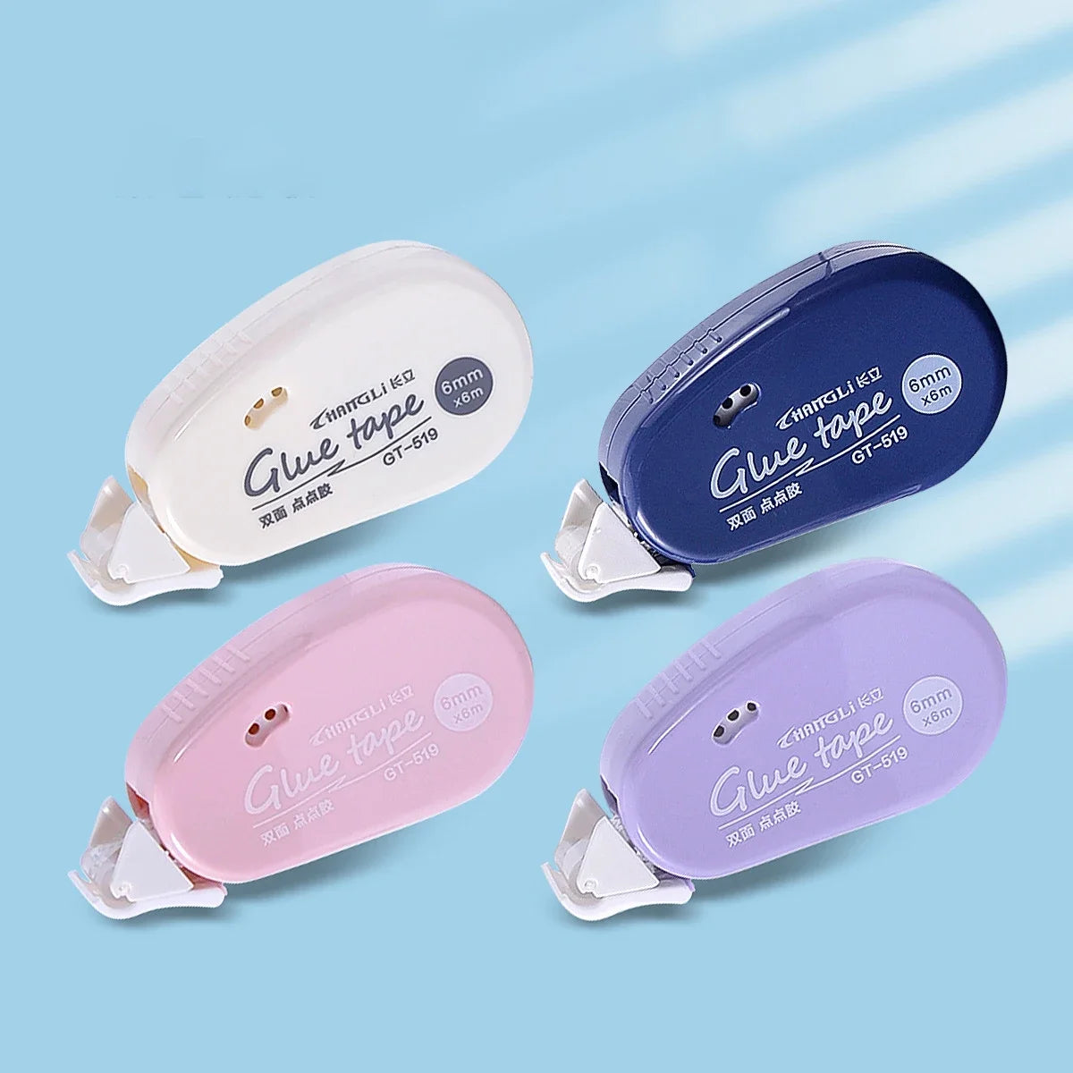 Journamm 6m*6mm Double Sided Adhesive Dots Glue Tape DIY Scrapbooking Collage Photo Album School Stationery Supplies Roller Tape Beauty World Shop