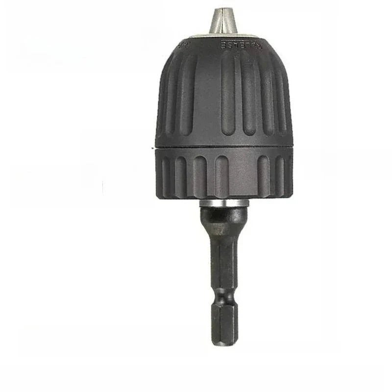 Keyless Drill Chuck Converter, 3/8 "- 24UNF Thread, Quick Change Adapter, 1/4" Hex Shank Beauty Trend Shop