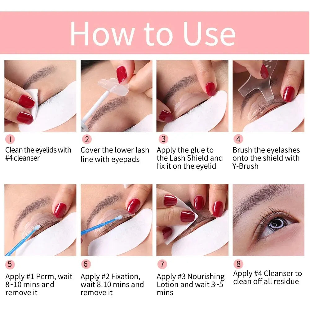 ICONSIGN Upgrade Version Lash Lift Kit Lifting Eyelashes Lasting 6-8 Weeks Calia Perm Eyelash Enhancer Makeup Tools Beauty World Shop