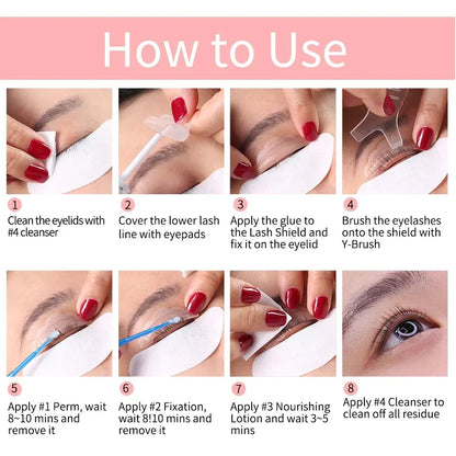ICONSIGN Upgrade Version Lash Lift Kit Lifting Eyelashes Lasting 6-8 Weeks Calia Perm Eyelash Enhancer Makeup Tools Beauty World Shop