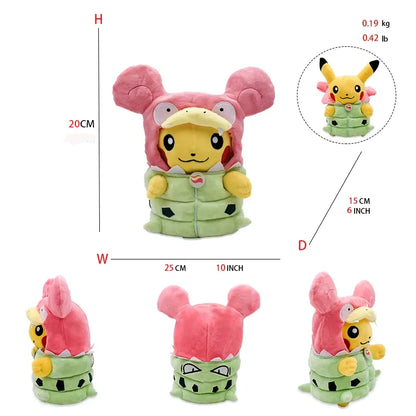 Cos Eevee Pikachu Cosplay Plush Toys Pikachu Peluche Lucario Stuffed Animal Doll Collectible Gift Cartoon Plushies Cute 20CM Beauty World Shop