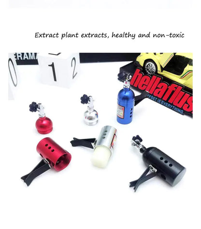 Hot Sale Car Air Freshener NOS Nitrogen Bottle Air Vent Aromatherapy Auto Aroma Outle Perfume Flavoring Fragrances Accessories Beauty World Shop