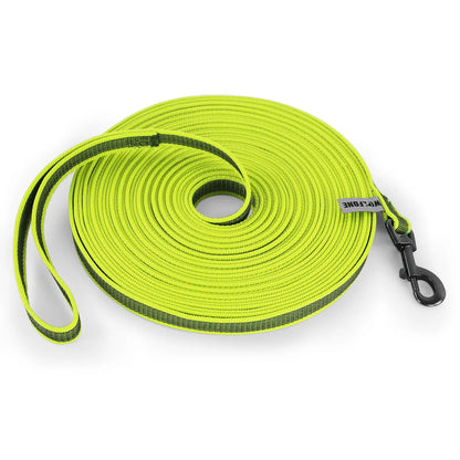 1.5M/2M/5M/3M/15M Medium small Long Dog Leash Latex Silk Easy and Convenient Training Big Dual color dog leash 10 meters Beauty World Shop