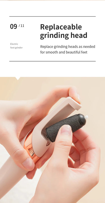 HOMEFISH Electric Foot Grinder Automatic Foot Callus Rubbing Pedicure Dead Skin Callus Remover for  Foot Beauty Machine Beauty World Shop