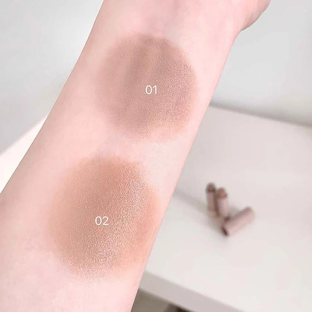 Cappuvini Moisturizing Silky Three-dimensional Contour Stick Natural Matte Single Color Suitable For Nose Shadow Makeup Contour Beauty World Shop