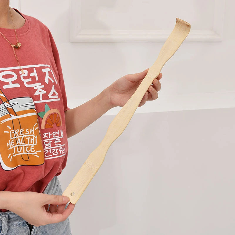 Bamboo Made Itching And Scratching Device Home Massage Anti Itch And Back Scratching Device Scratching Rake Massage Stick Beauty World Shop