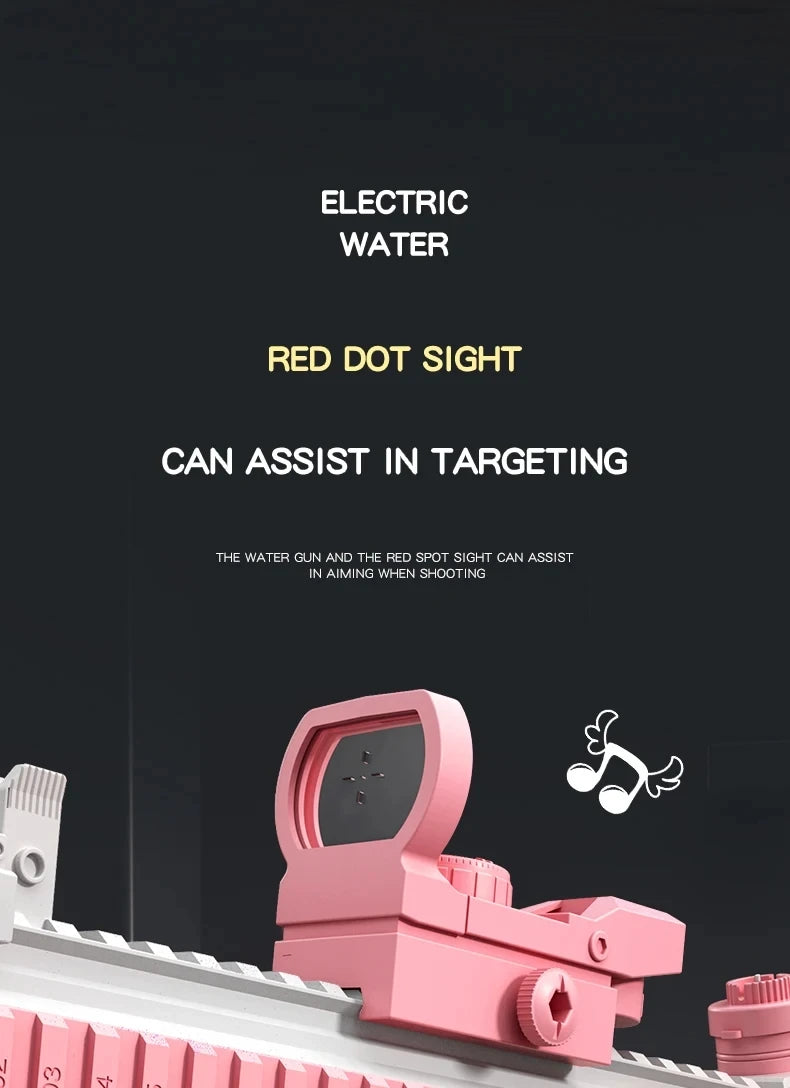 M416 Water Gun Electric Pistol Shooting Toy Full Automatic Summer Shoot Beach Outdoor Fun Toy For Children Boys Girl Adults Gift Beauty World Shop