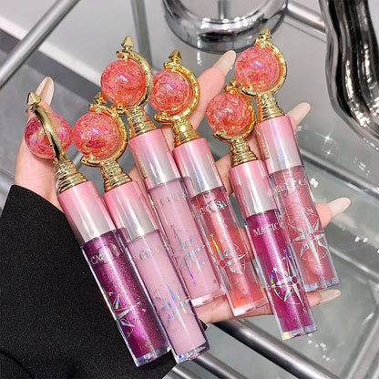 MAGIC CASA Shimmering Lip Gloss — Hydrating and Moisturizing, Mirror Finish, Plumping Glass-Like Lips Beauty Trend Shop