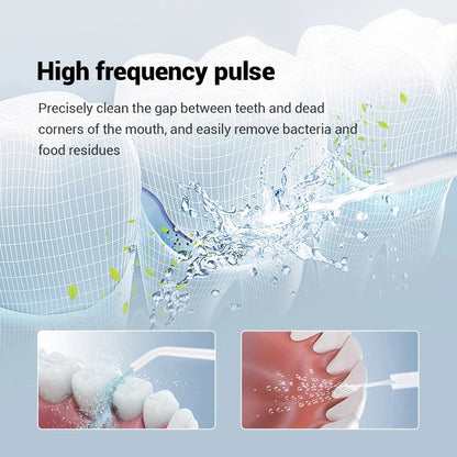 YOUPIN Oral Irrigator Water Flosser Electric Dental Whitening USB Rechargeable Gums Care Portable Jet Tooth Scaler MI NEW Beauty World Shop