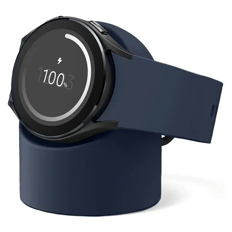 Compatible with Samsung Galaxy Watch 7 6 5 Charger Stand 40 44 46mm Galaxy Watch 5Pro Charger silicone Stand Charging base Beauty World Shop