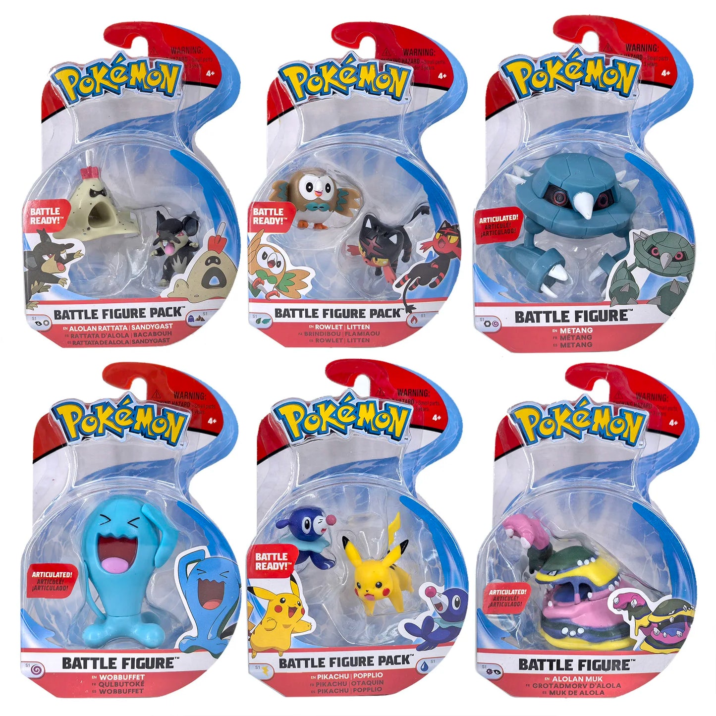 Pokemon WCT Action Figures Muk Wobbuffet Metagross Ludicolo Sandygast Litten Collectible Desktop Ornaments for Kids Gifts Beauty World Shop