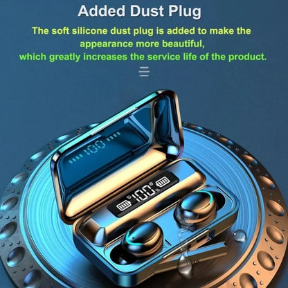 F9-5C True Wireless Bluetooth Headset Binaural Small In Ear Buds Sports Stereo Bass TWS Earbuds Newest Sports Earbuds for phones Beauty Fashion