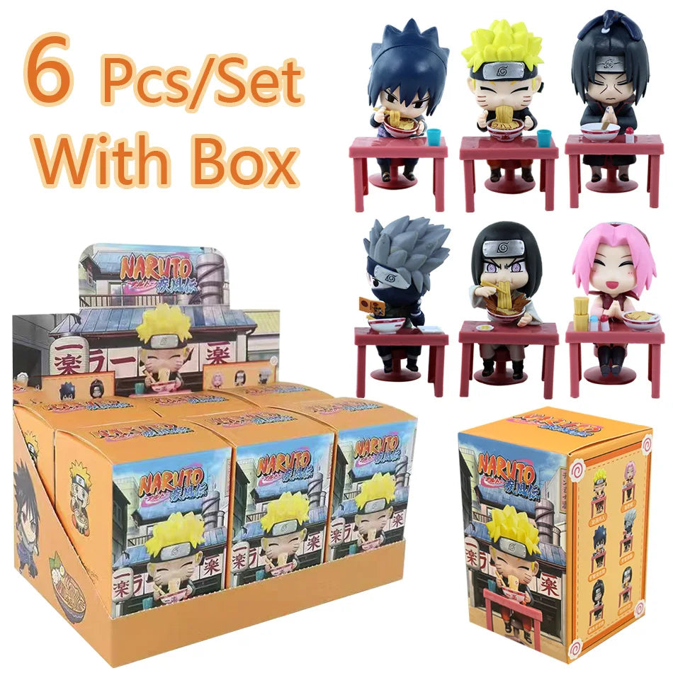 2026 In Stock Hot Sale Bandai Naruto Breeze Ramen Lamian Noodles Theme Blind Box Handmade Ornament Gift Naruto Sasuke Model Toys Beauty World Shop