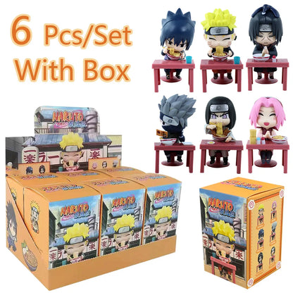 2026 In Stock Hot Sale Bandai Naruto Breeze Ramen Lamian Noodles Theme Blind Box Handmade Ornament Gift Naruto Sasuke Model Toys Beauty World Shop