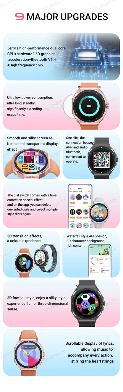 New Fashion Smart Watch 2025 Bluetooth Call Man Woman Heart Rate Health Monitoring Sports Waterproof Smartwatch for Android IOS