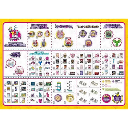 Disney 5 Surprise Capsule Toys Mini Brands Series 3 Mystery Blind Box Fashion Surprise Ball Cartoon Figures Collectible Toys Beauty World Shop