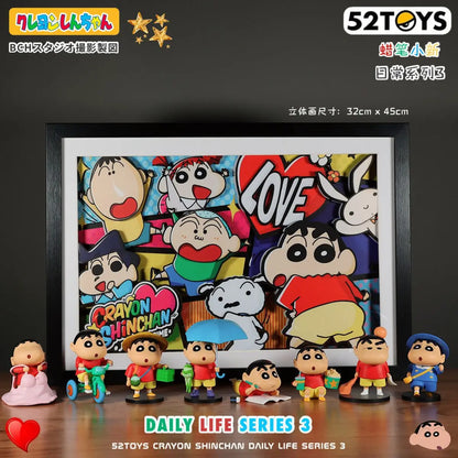 Anime Crayon Shin chan Blind Box Daily Life Series 3rd Generation Blind Box Doll Toy Series Model Handmade Ornament Toy Gift Beauty World Shop