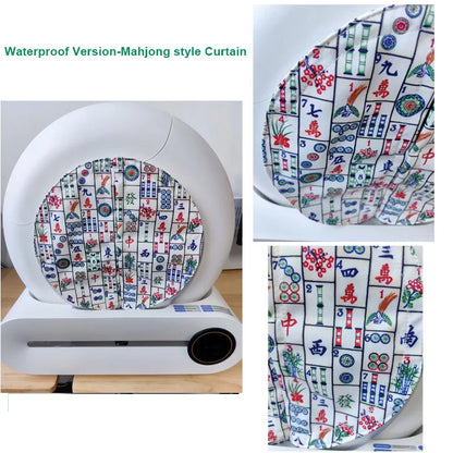 Newly Upgraded High Quality Cat Basin Odor Dust-proof Door Curtain Matching for TONEPIE Self Automatic Litter Box Not Litter Box
