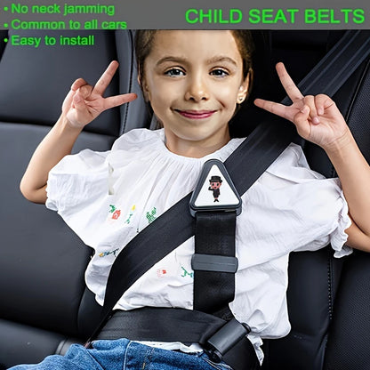 Car Child Safety Belt, Prevents Movement, Adjustable Fastener, Safe and Comfortable, Anti-Neck-Strangling Seat, Simple and Convenient Limiter Beauty World Shop