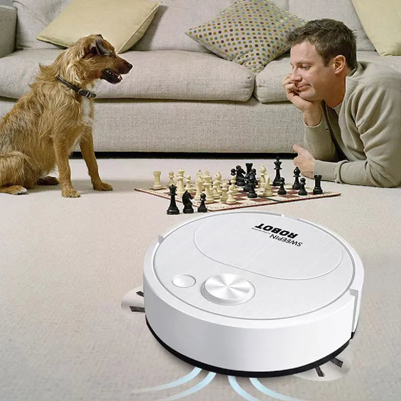 NEW USB Sweeping Robot Vacuum Cleaner Mopping 3 In 1 Smart Wireless 1500Pa Dragging Cleaning Sweep Floor for Home Office Beauty World Shop