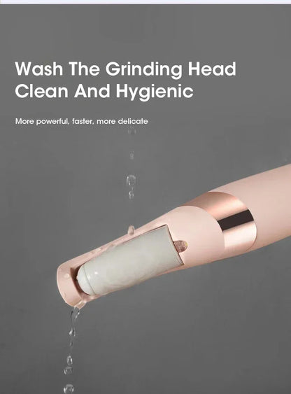 NEW USB Electric Dead Skin Pedicure Automatic Foot Grinder Rechargeable Roller Feet Pedicure Tool with 2 Removable Roller Heads Beauty World Shop