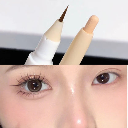 Double-headed Lying Silkworm Pen Matte Pearlescent Fine Flash Brightening Shadow Pen Outline Pen Eyelid Down to Pen Beauty Trend Shop