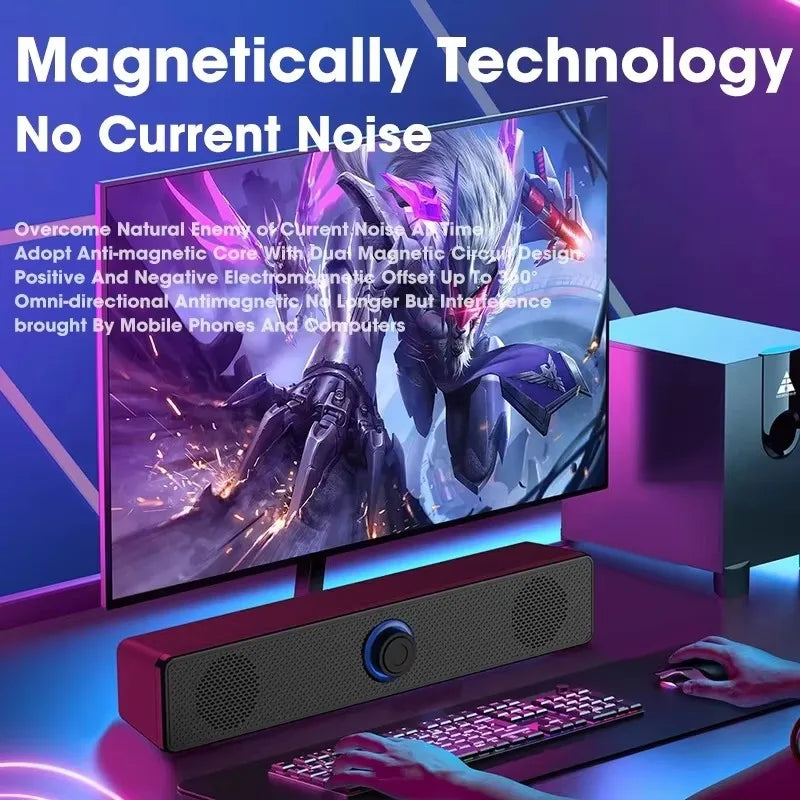 Wired Wireless Bluetooth Speaker Sound Box Bar Soundbar Computer PC TV Laptop Desktop Music Portable Caixa De Som Audio System Beauty World Shop