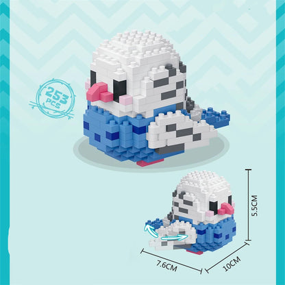 Kawaii Cute Bird Small Building Blocks Set Creative Educational Building Toys For Boys Girls Toys Suitable For Decorate Beauty World Shop