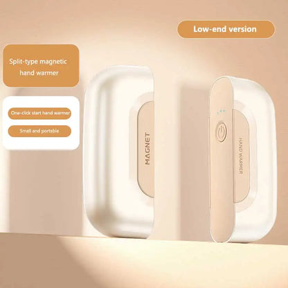 2-in-1 Magnetic Hand Warmer 60000mAh Fast charging Digital Display Mini Portable USB Rechargeable Pocket Heater 2026 Beauty World Shop