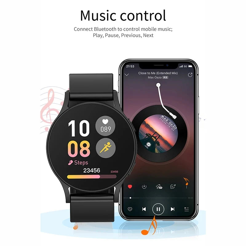 LAXASFIT 2025 New Smart Watch 6 Bluetooth Call Sports Health Monitoring Men Women Smart Watch Gift For Android IOS Beauty World Shop