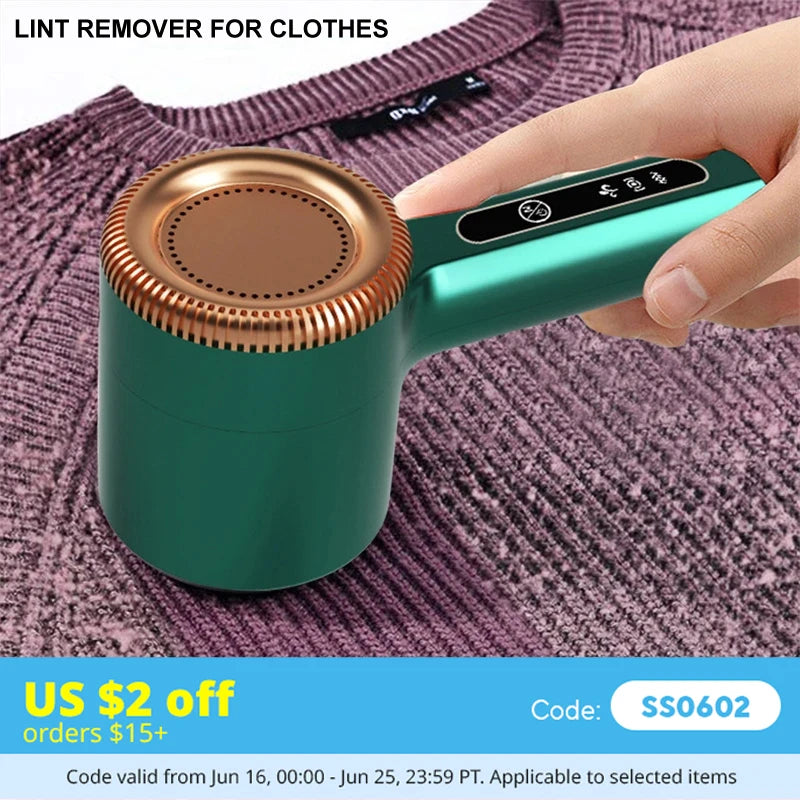 Lint Remover For Clothes Usb Electric Rechargeable Hair Ball Trimmer Fuzz Clothes Sweater Shaver Reels Removal Device Beauty World Shop